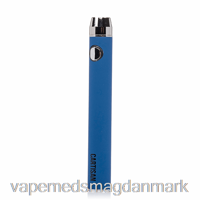 Vape Uden Nikotin Cartisan Knap Vv 900 Dual Charge 510 Batteri [micro] Blå